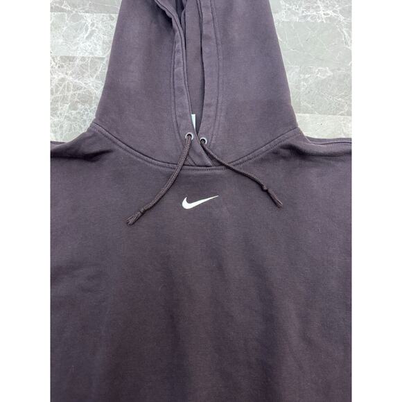 Nike Center Swoosh Hoodie Small Brown Travis Scott Sweatshirt Sweater - Picture 4 of 11